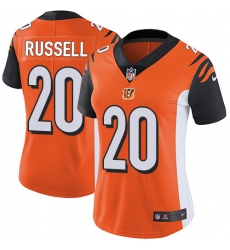 Women's Nike Cincinnati Bengals #20 KeiVarae Russell Elite Orange Alternate NFL Jersey