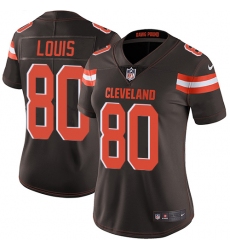 Women's Nike Cleveland Browns #80 Ricardo Louis Brown Team Color Vapor Untouchable Limited Player NFL Jersey