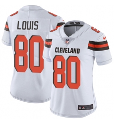 Women's Nike Cleveland Browns #80 Ricardo Louis Elite White NFL Jersey