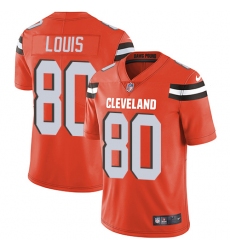 Youth Nike Cleveland Browns #80 Ricardo Louis Elite Orange Alternate NFL Jersey