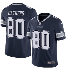 Men's Nike Dallas Cowboys #80 Rico Gathers Navy Blue Team Color Vapor Untouchable Limited Player NFL Jersey