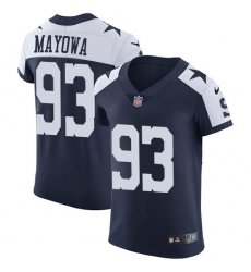 Men's Nike Dallas Cowboys #93 Benson Mayowa Navy Blue Throwback Alternate Vapor Untouchable Elite Player NFL Jersey