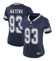 Women's Nike Dallas Cowboys #93 Benson Mayowa Elite Navy Blue Team Color NFL Jersey