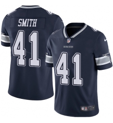 Men's Nike Dallas Cowboys #41 Keith Smith Navy Blue Team Color Vapor Untouchable Limited Player NFL Jersey