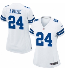 Women's Nike Dallas Cowboys #24 Chidobe Awuzie Game White NFL Jersey