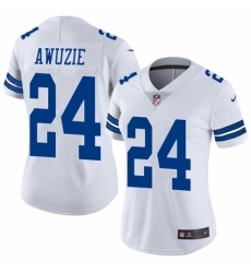 Women's Nike Dallas Cowboys #24 Chidobe Awuzie White Vapor Untouchable Elite Player NFL Jersey