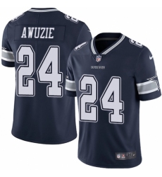 Youth Nike Dallas Cowboys #24 Chidobe Awuzie Navy Blue Team Color Vapor Untouchable Limited Player NFL Jersey