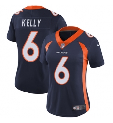 Women's Nike Denver Broncos #6 Chad Kelly Elite Navy Blue Alternate NFL Jersey