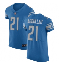 Men's Nike Detroit Lions #21 Ameer Abdullah Light Blue Team Color Vapor Untouchable Elite Player NFL Jersey