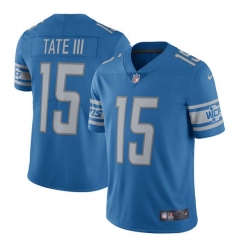 Youth Nike Detroit Lions #15 Golden Tate III Elite Light Blue Team Color NFL Jersey