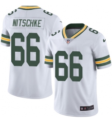 Men's Nike Green Bay Packers #66 Ray Nitschke White Vapor Untouchable Limited Player NFL Jersey