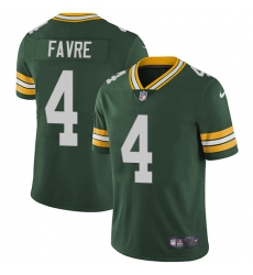Youth Nike Green Bay Packers #4 Brett Favre Elite Green Team Color NFL Jersey