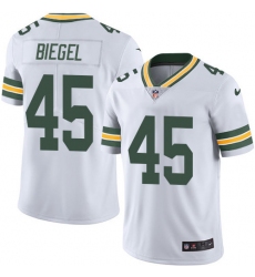 Youth Nike Green Bay Packers #45 Vince Biegel Elite White NFL Jersey