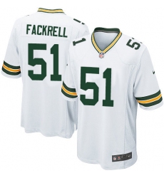 Men's Nike Green Bay Packers #51 Kyler Fackrell Game White NFL Jersey