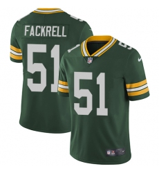 Youth Nike Green Bay Packers #51 Kyler Fackrell Elite Green Team Color NFL Jersey