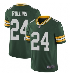 Youth Nike Green Bay Packers #24 Quinten Rollins Elite Green Team Color NFL Jersey