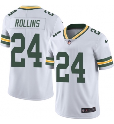 Youth Nike Green Bay Packers #24 Quinten Rollins Elite White NFL Jersey