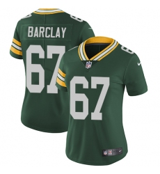 Women's Nike Green Bay Packers #67 Don Barclay Elite Green Team Color NFL Jersey