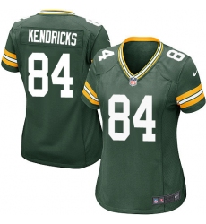 Women's Nike Green Bay Packers #84 Lance Kendricks Game Green Team Color NFL Jersey