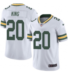 Youth Nike Green Bay Packers #20 Kevin King Elite White NFL Jersey