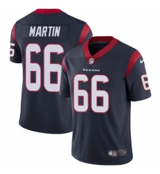 Youth Nike Houston Texans #66 Nick Martin Elite Navy Blue Team Color NFL Jersey