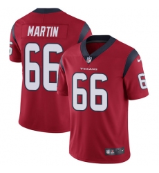 Youth Nike Houston Texans #66 Nick Martin Elite Red Alternate NFL Jersey