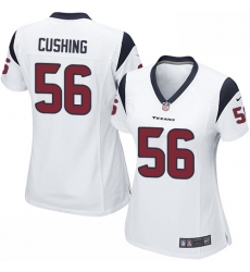 Women's Nike Houston Texans #56 Brian Cushing Game White NFL Jersey