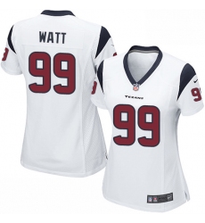 Women's Nike Houston Texans #99 J.J. Watt Game White NFL Jersey