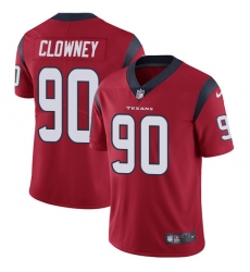 Youth Nike Houston Texans #90 Jadeveon Clowney Elite Red Alternate NFL Jersey