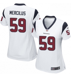 Women's Nike Houston Texans #59 Whitney Mercilus Game White NFL Jersey