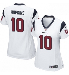 Women's Nike Houston Texans #10 DeAndre Hopkins Game Red Alternate NFL Jersey