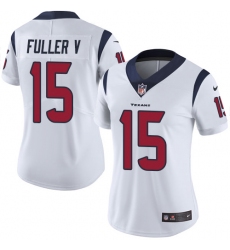 Women's Nike Houston Texans #15 Will Fuller V Elite White NFL Jersey
