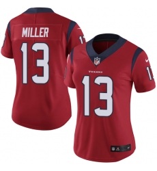 Women's Nike Houston Texans #13 Braxton Miller Elite Red Alternate NFL Jersey