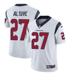 Youth Nike Houston Texans #27 Jose Altuve Limited White Vapor Untouchable NFL Jersey