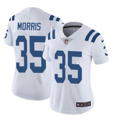 Women's Nike Indianapolis Colts #35 Darryl Morris White Vapor Untouchable Limited Player NFL Jersey