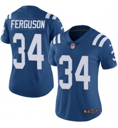 Women's Nike Indianapolis Colts #34 Josh Ferguson Elite Royal Blue Team Color NFL Jersey