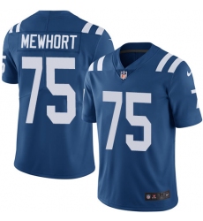 Youth Nike Indianapolis Colts #75 Jack Mewhort Royal Blue Team Color Vapor Untouchable Limited Player NFL Jersey