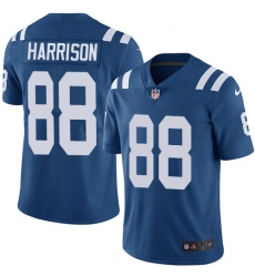 Men's Nike Indianapolis Colts #88 Marvin Harrison Royal Blue Team Color Vapor Untouchable Limited Player NFL Jersey