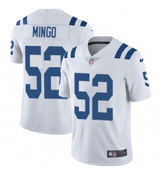 Youth Nike Indianapolis Colts #52 Barkevious Mingo Elite White NFL Jersey
