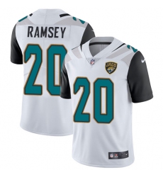 Men's Nike Jacksonville Jaguars #20 Jalen Ramsey White Vapor Untouchable Limited Player NFL Jersey