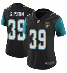 Women's Nike Jacksonville Jaguars #39 Tashaun Gipson Elite Black Alternate NFL Jersey