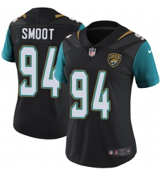 Women's Nike Jacksonville Jaguars #94 Dawuane Smoot Black Alternate Vapor Untouchable Limited Player NFL Jersey