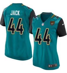 Women's Nike Jacksonville Jaguars #44 Myles Jack Game Teal Green Team Color NFL Jersey