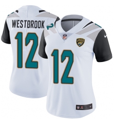 Women's Nike Jacksonville Jaguars #12 Dede Westbrook Elite White NFL Jersey