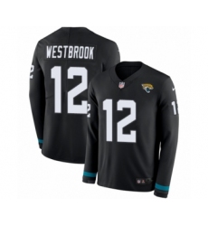 Youth Nike Jacksonville Jaguars #12 Dede Westbrook Limited Black Therma Long Sleeve NFL Jersey