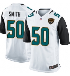 Men's Nike Jacksonville Jaguars #50 Telvin Smith Game White NFL Jersey