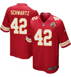 Men's Nike Kansas City Chiefs #42 Anthony Sherman Game Red Team Color NFL Jersey