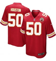 Men's Nike Kansas City Chiefs #50 Justin Houston Game Red Team Color NFL Jersey