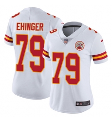 Women's Nike Kansas City Chiefs #79 Parker Ehinger Elite White NFL Jersey