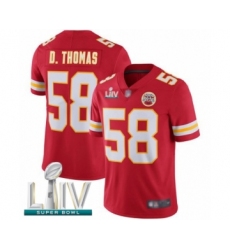 Men's Kansas City Chiefs #71 Mitchell Schwartz Red Team Color Vapor Untouchable Limited Player Super Bowl LIV Bound Football Jersey
